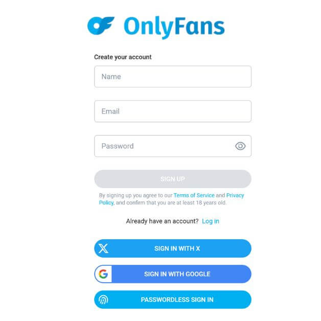 create an OnlyFans account