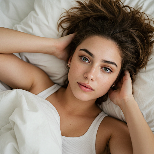 OnlyFans Poses (Lying pose in bed)