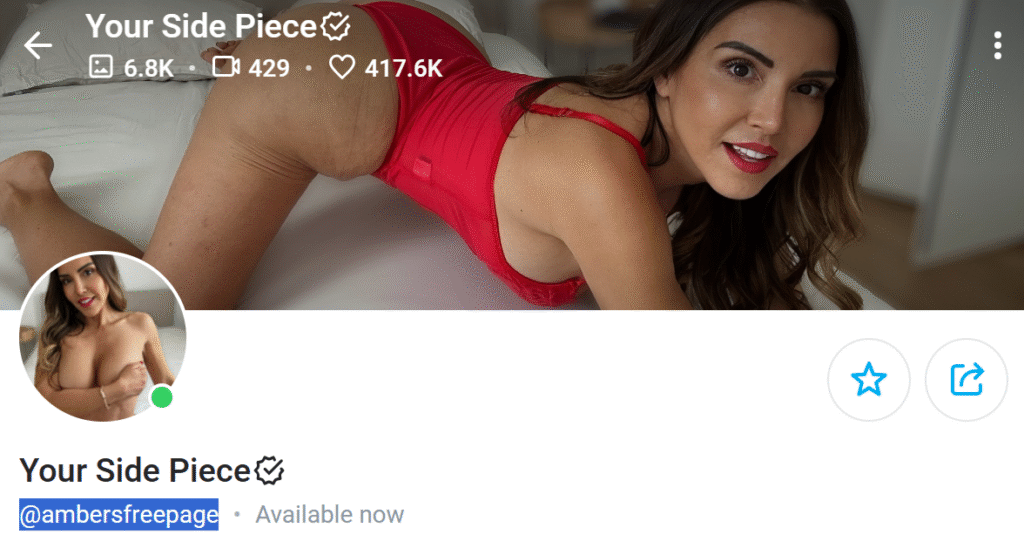 Amber Sweetheart OnlyFans