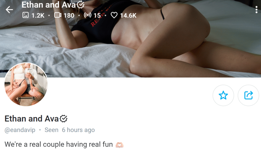 eandavip - OnlyFans Couple Account